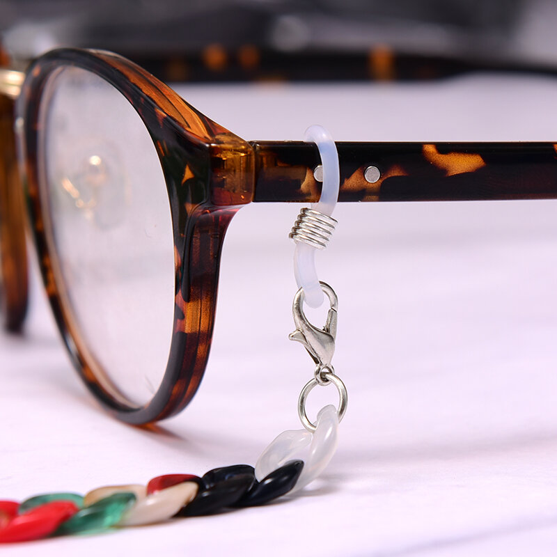 MOON GIRL-Cadena de acrílico para gafas de sol, cinta antideslizante para gafas de lectura, soporte para máscara, correa para el cuello, cordón, 72cm, envío directo