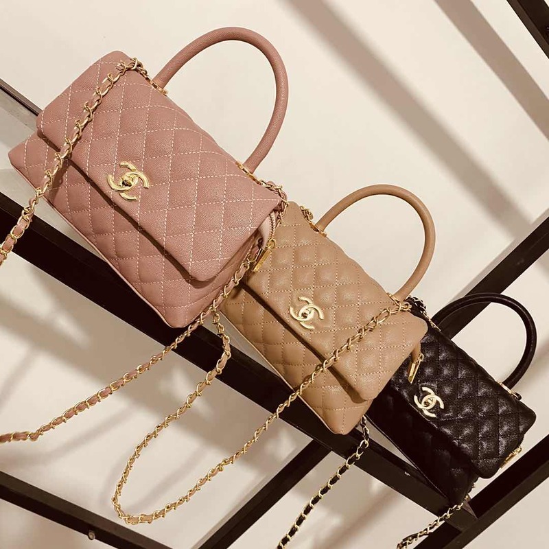 Chanelฤดูใบไม้ผลิใหม่ประณีตหญิงกระเป๋าถือสุภาพสตรีกระเป๋าMessengerกระเป๋าถือกระเป๋าไหล่กระเป๋าค...