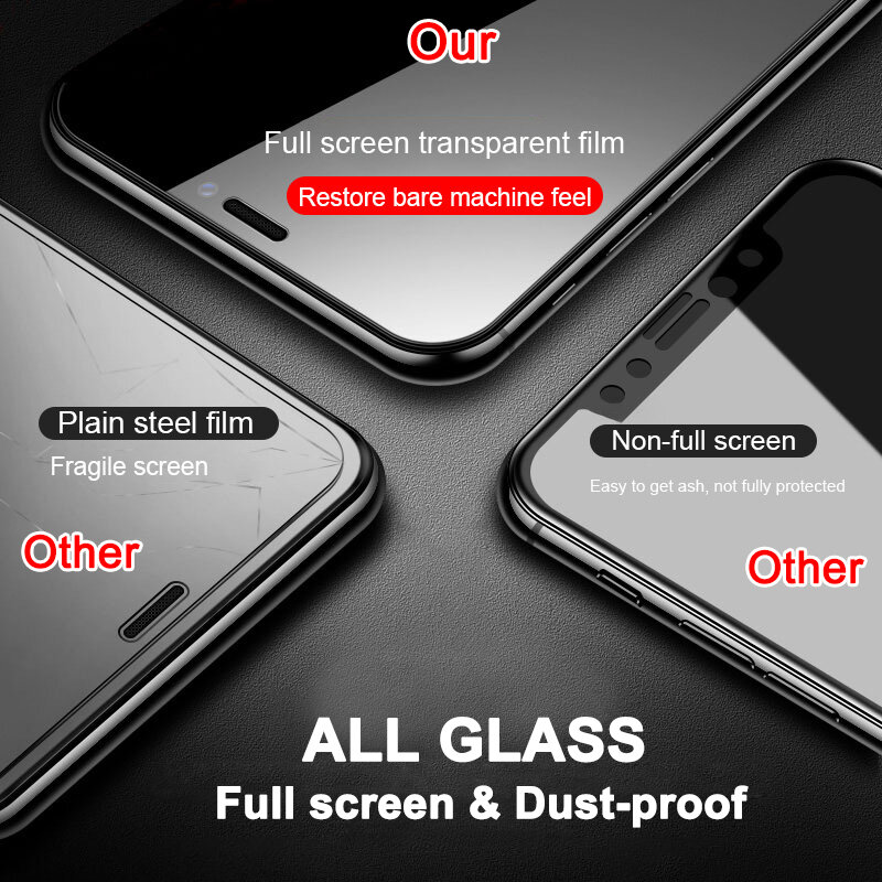 Vaso bonito Protector de pantalla para Mi CC9E A3 play pocofone F1 vidrio templado para Xiaomi Mi 8 SE Lite 9 9T Pro 5X A1 6X A2