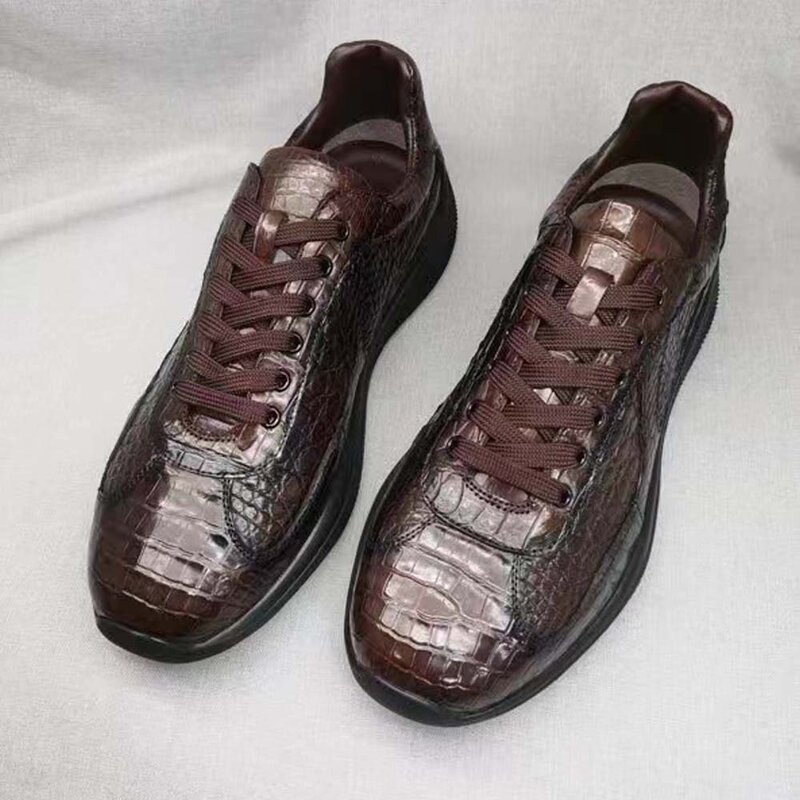 Yinshang new arrival mężczyźni buty męskie skóra krokodyla buty mężczyźni krokodyl buty mężczyźni rekreacyjne buty męskie obuwie