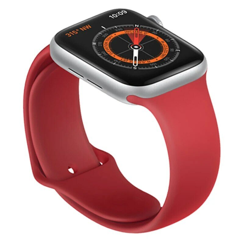 Спортивный силиконовый ремешок для Apple Watch 38 мм 42 мм iWatch 4 band 44 мм 40 мм ремень браслет correa Apple watch 5 4 3 2 аксессуары