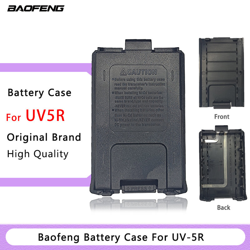 Baofeng-ポータブルバッテリーケースUV-5R,ラジオバックアップ,トランシーバー電池,電源シェル,UV-5RE, UV-5RA, 6 x aaa