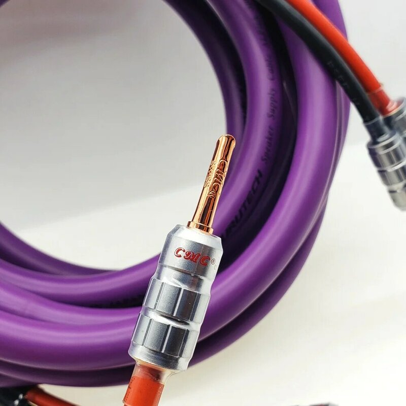 Furutech Alpha-OCC lautsprecher kabel HALLO-FI high-end verstärker lautsprecher kabel Banana kopf kabel EIN Paar