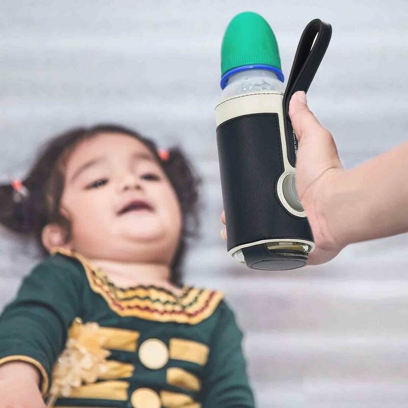 Penghangat Botol Bayi USB Penghangat Susu Travel Portabel 3 Penyesuaian Kecepatan Botol Susu Bayi Penutup Panas Termostat Isolasi