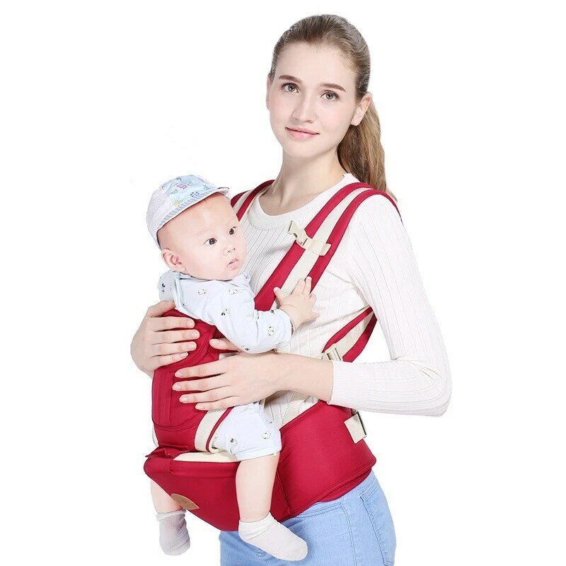 Bernapas 9 In 1 Ergonomis Bayi Carrier Bayi Bayi Ransel Hipseat Mencegah O-Jenis Kaki Bayi Wrap untuk bayi 0-36M