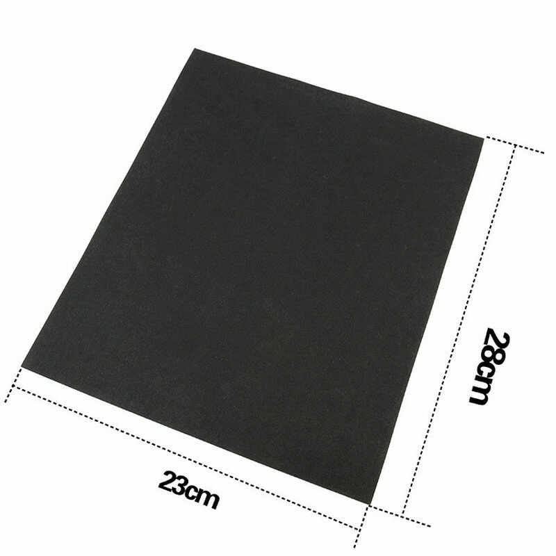 28*23cm Wet Dry Sandpaper 60 To 2000 Grit Assortment Abrasive Paper Sheets For Automotive Sanding Wood Furniture Polishing