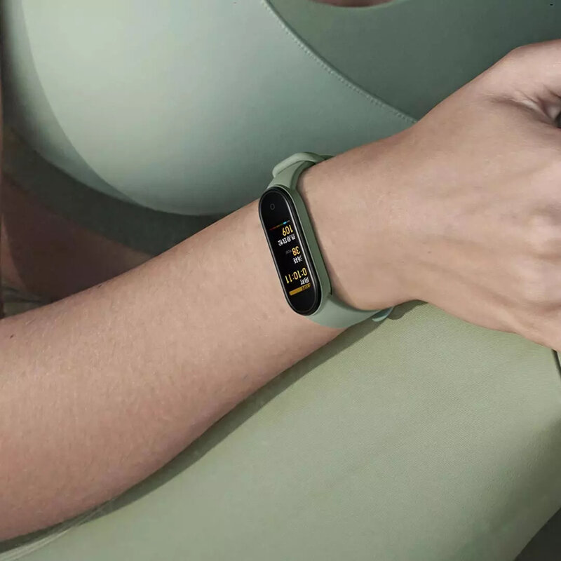 Original Xiaomi Mi Band 5 Strap Rosa Begrenzte Grün Armband Kompatibel mit Mi Smart Band 5 NFC