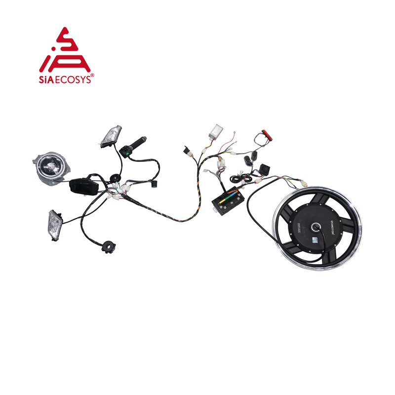 Kabel Harness kendaraan SiAECOSYS, kabel Harness kendaraan untuk pengontrol Votol dan sistem tampilan untuk sepeda E
