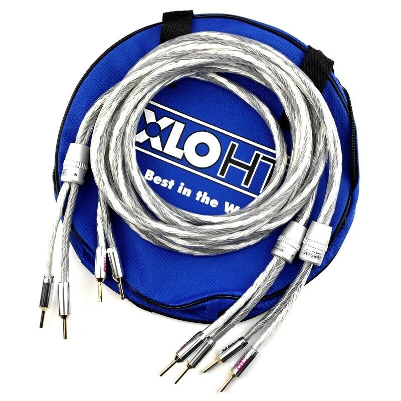 Hifi XLO HTP12 kabel głośnikowy z wtyczka bananowa HiFi linia Audio 2.5m