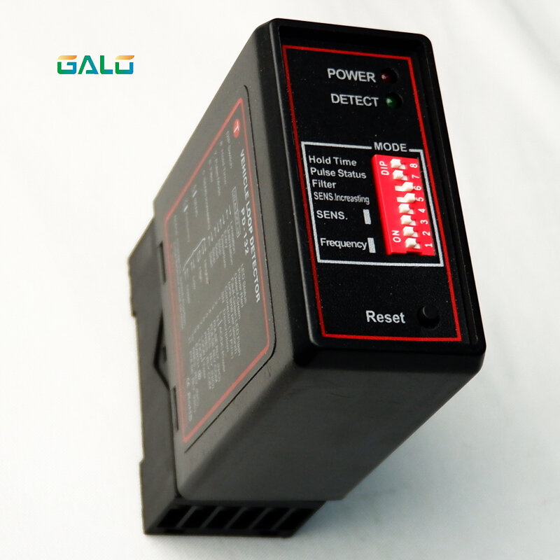 Galo detektor mobil Loop magnetik tunggal, untuk Portal Gate BarrierChannel DC24V, Sensor keamanan kontrol akses
