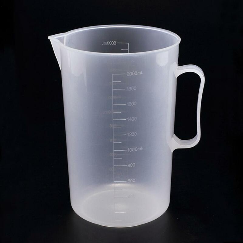 투명 플라스틱 측정 컵 주전자, 손잡이가 달린 주둥이, 액체 투수, 판매 주방 도구 포함, 50 ml, 100 ml, 250 ml, 500 ml, 1000ml