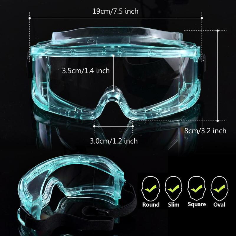 Safeyear Anti Fog Safety Goggles - SG0031 Scratch Resistant & UV Protection Safety Glasses for Men Eye Sealed Protective