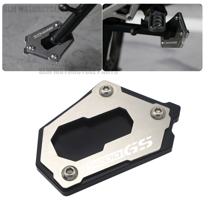 For BMW R1200GS LC 2013 2014 R 1200 GS LC Adventure Large Kickstand Sidestand Foot Enlarger Extension Plate Pad