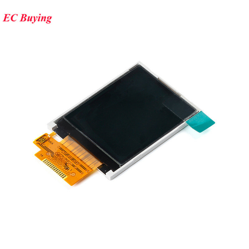 1.8 "1.8 inci 128x160 SPI warna penuh TFT HD IPS layar LCD 128*160 modul ST7735S 3.3V mengganti konektor daya OLED UNTUK Arduino