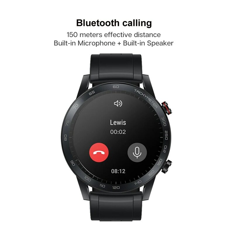 Versão global honra relógio mágico 2 relógio inteligente bluetooth 5.1 chamada de telefone oxigênio no sangue smartwatch até to14 dias 50m à prova dwaterproof água