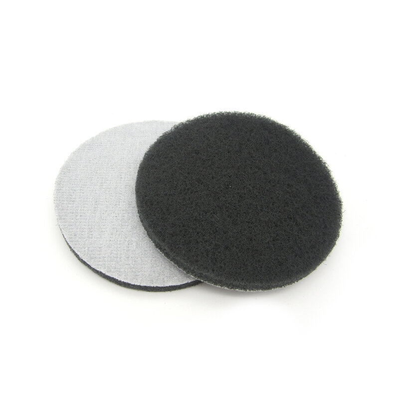 12PCS 6 Inch 150mm Round Hook&Loop Industrial Scouring Pads Heavy Duty 240/400/1000 Grit Nylon Scrub Pad for Cleaning