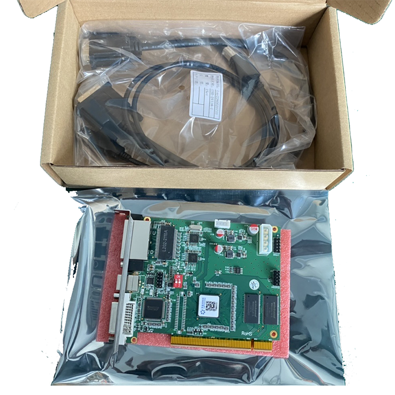 LINSN TS802D شاشة عرض Led إرسال بطاقة TS802 TS801 إرسال بطاقة باستخدام بطاقة LINSN الواردة وبطاقة التحكم