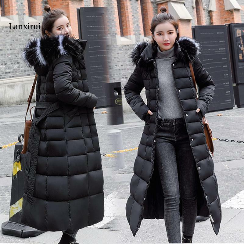 Nuova giacca invernale cappotto con cappuccio di alta qualità giacche moda donna inverno caldo abbigliamento donna parka Casual