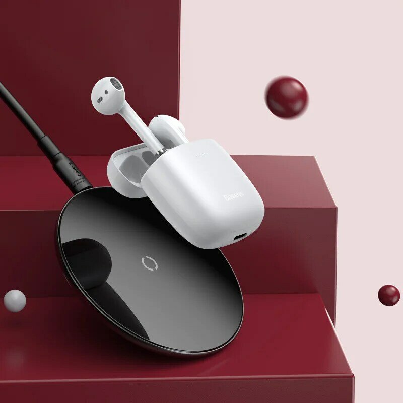 Baseus W04 sport tws słuchawki bezprzewodowe Bluetooth słuchawki 5.0 w zestaw słuchawkowy zestaw głośnomówiący Mini prawdziwe bezprzewodowe wkładki douszne do telefonów