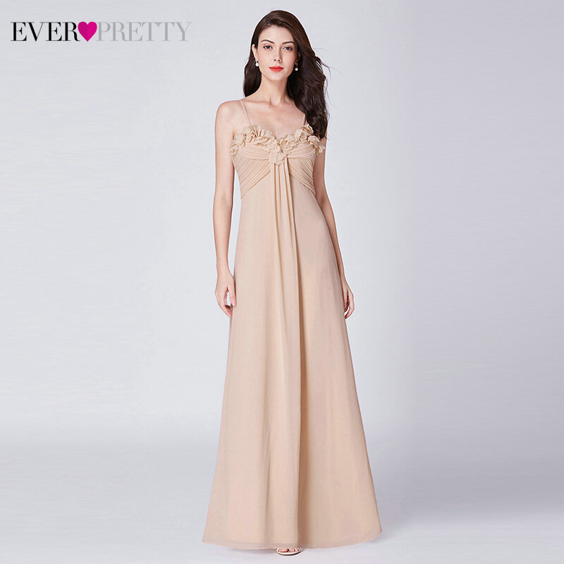 Sexy Evening Dresses Long Ever Pretty EP07246OR A-Line Ruched One Shoulder Darped Sleeveless Evening Party Gowns Abendkleider