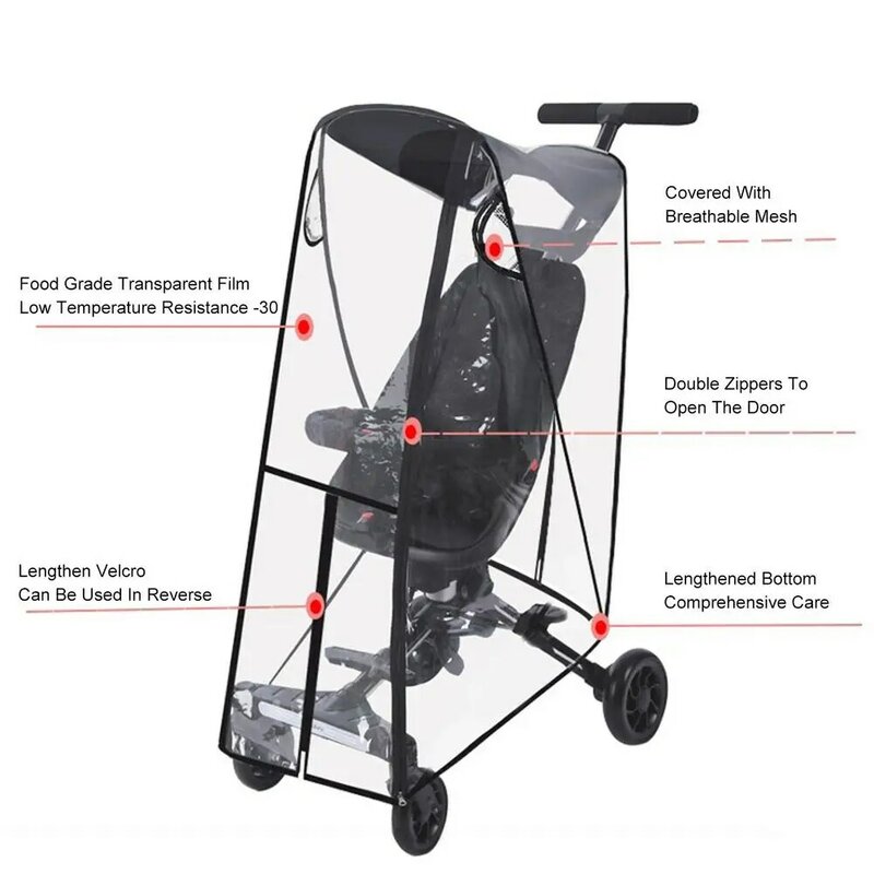 Universal carrinho de criança capa de chuva eva tempo escudo carrinho de bebê à prova dwaterproof água & à prova vento capa de chuva assento de carro do bebê weath