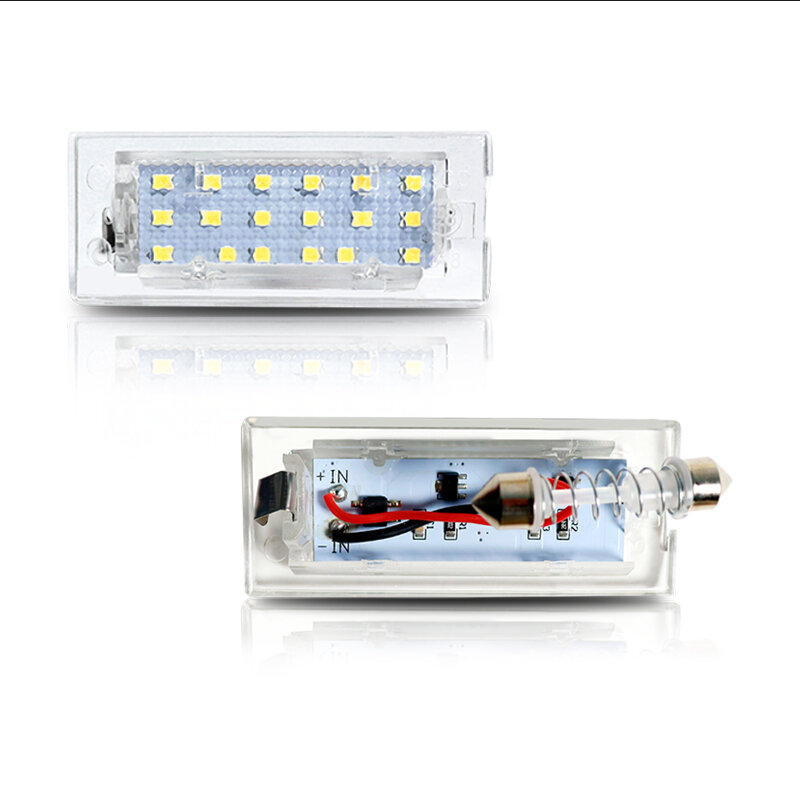 IJDM-luz de matrícula de xenón, LED completo de 3W, OEM Fit, blanco, Can-bus, libre de errores, para BMW E83 X3 y BMW 2004-2009 E53 X5, 2001-2006
