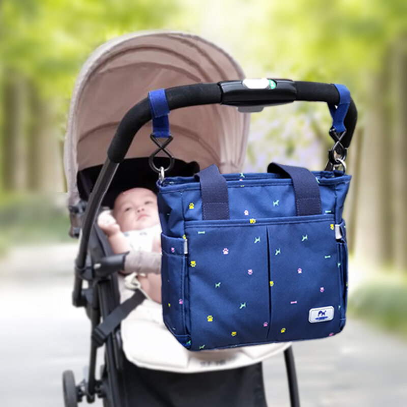 Multi-Pocket กระเป๋าผ้าอ้อมผ้าอ้อมเด็กทารกสำหรับรถเข็นเด็กแฟชั่นคลอดบุตรซิปกระเป๋าถือไหล่กระเป๋าสำหรับแม่ mummy