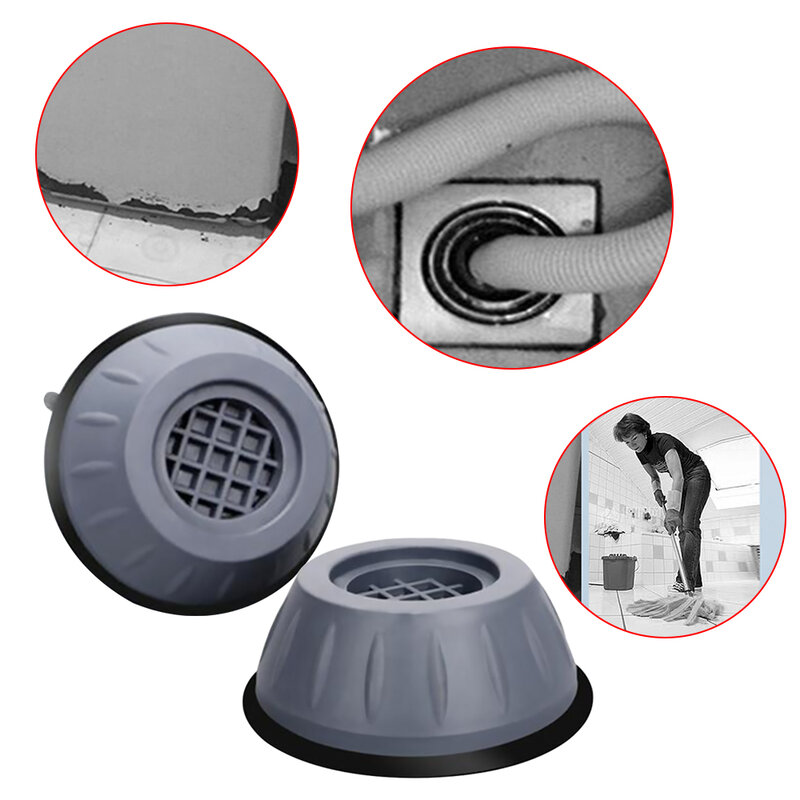 Almohadillas antivibración para lavadora, soporte para secadora, estabilizador para muebles, Base para lavadora, pedestales antideslizantes con ruido