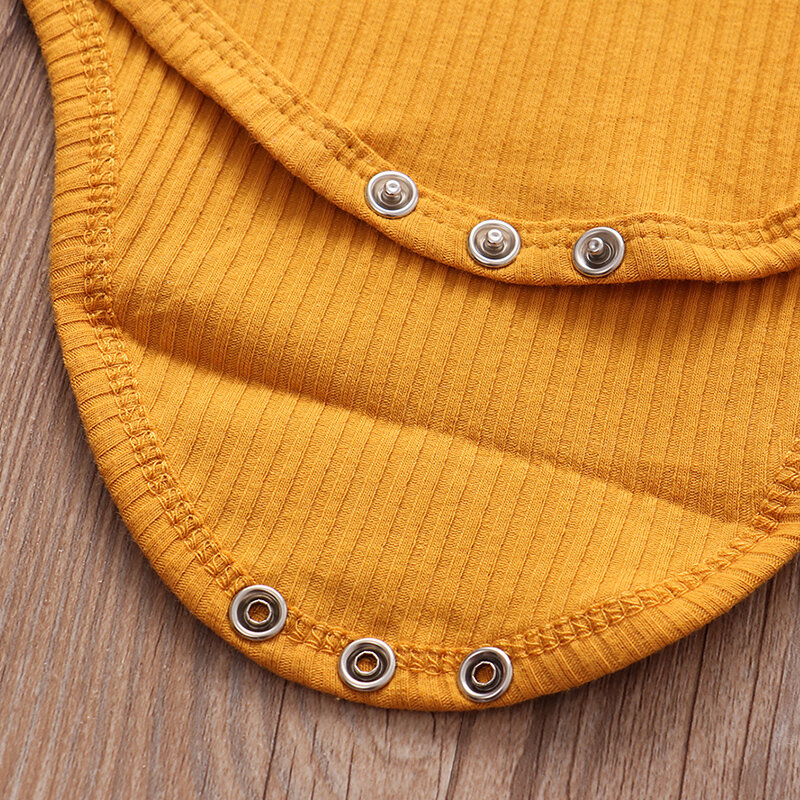 Noworodek zestaw ubranek dla dziewczynki moda jesień maluch strój jednolity kolor Romper spodnie z pałąkiem na głowę noworodki odzież dla niemowląt