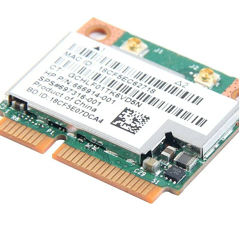 Двухдиапазонный 300 Мбит/с BCM943228HMB для Bluetooth 4,0 802.11a/b/g/n, беспроводная карта Wi-Fi Half Mini PCI-E Wlan для ноутбука, 2,4 ГГц/5 ГГц, адаптер