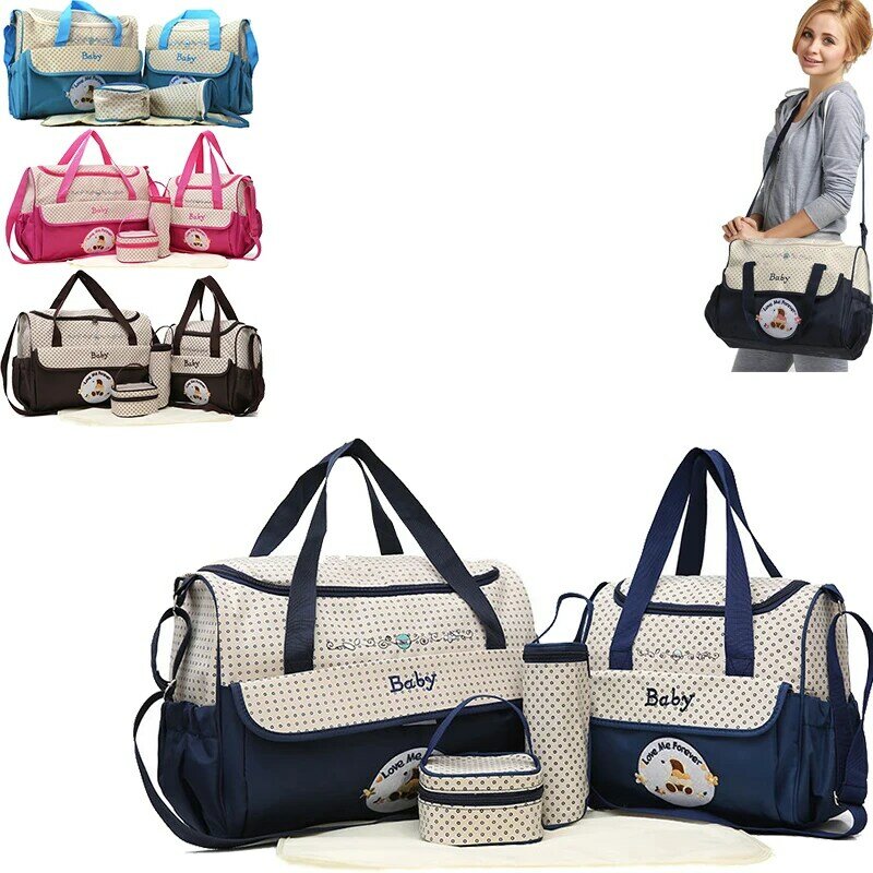 새로운 기저귀 가방 기저귀 가방 패션 여성 여행 핸드백 아기 간호 출산 가방 luiertas 한 어깨 아기 가방