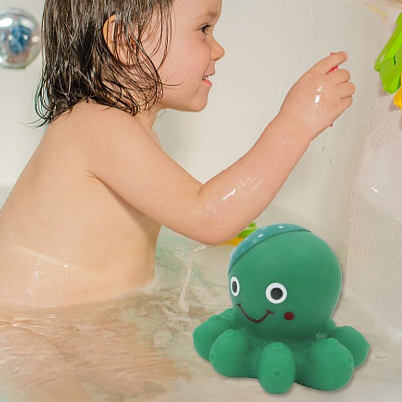 Jouet de bain écologique en PVC en forme de dessin animé, jouets éducatifs amusants pour enfants, pulvérisation d'eau, poupée flottante Super douce, boules de baignoire