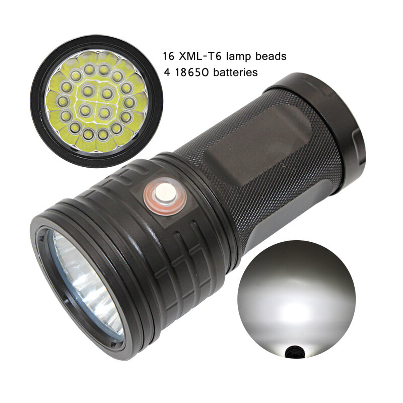 72000 lumenów LED Lanterna 18 * T6 latarka LED latarka USB ładowanie Linterna lampa 3 tryby przenośny reflektor potężne światło