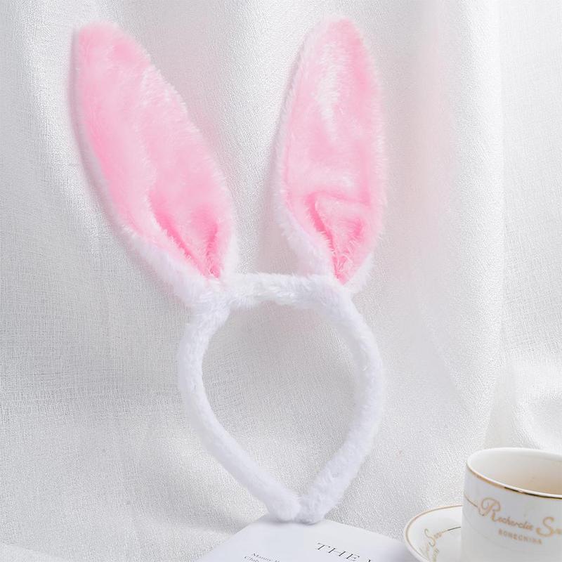 Cute Bunny Ears Headwear Comfortable Rabbit Ears Headband Rabbit Headwears Anime Bunny Hairpin Cosplay Girls Hair Accessories