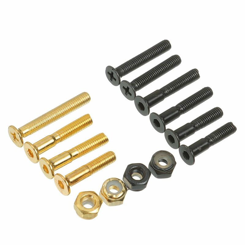 8 Sets M5 Skateboard Mounting Hardware Screws Bolts Skateboard Hardware Nuts Outdoor Longboard Parts Accessories High Quality