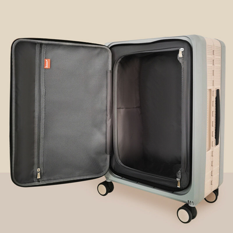 Muto 4 ruote borsa trolley pieghevole borsa da viaggio valigia password blocco bagagli viaggio d'affari bagaglio pieghevole borsa da donna 24