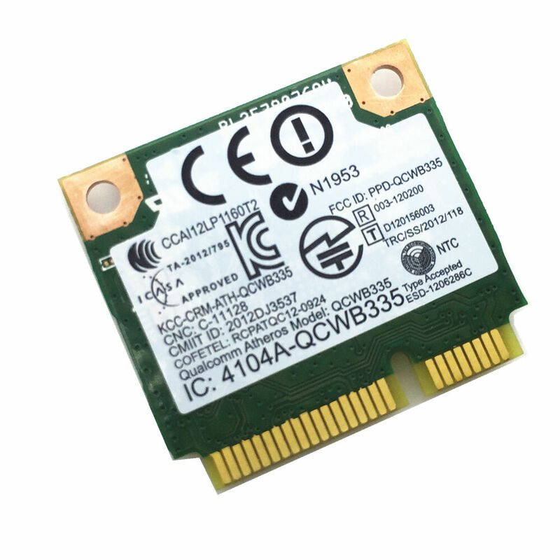 ATHEROS-tarjeta inalámbrica N QCWB335, compatible con Bluetooth 4,0, Dell DW1705, AR9565