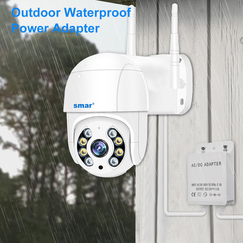 Outdoor Waterdichte Dc 12V 2A Adapter Voor 110V-240V Input Voor Cctv Security Camera Ptz wifi Ip Camera Snelle Verzending