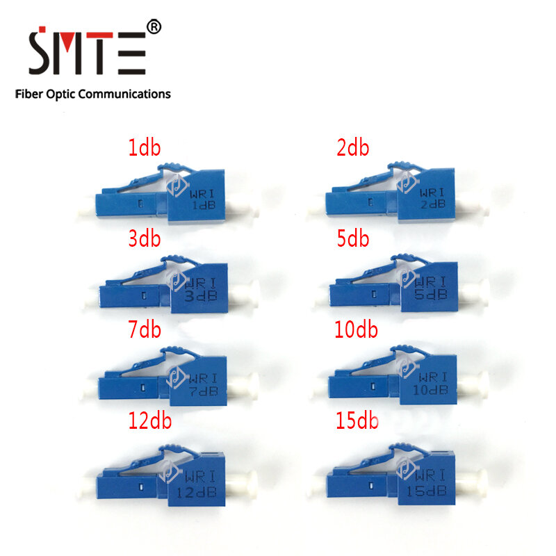5Pcs/Lot Optical Fiber Attenuator WR1 1dB 2dB 3dB 5dB 7dB 10dB Male And Female LC connector