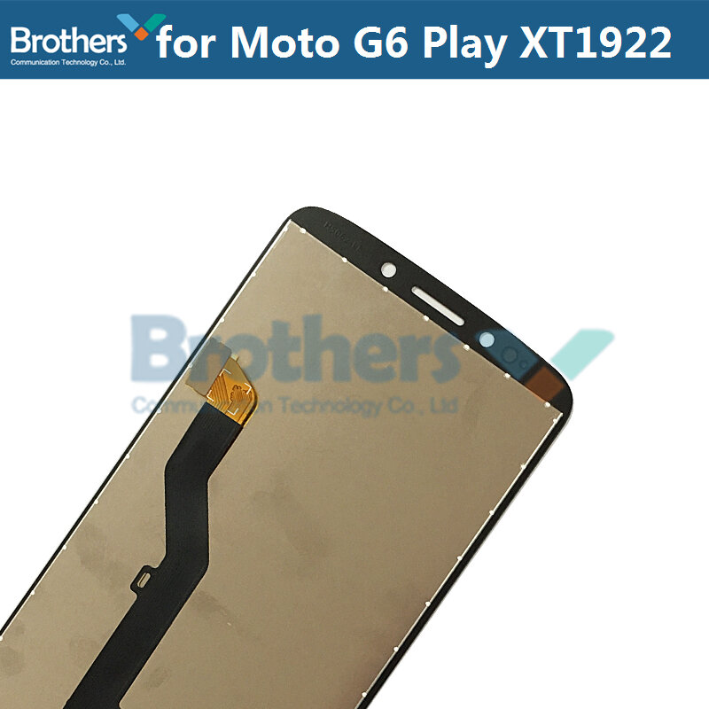 ЖК-экран для Motorola Moto G6 Play, ЖК-дисплей для Moto xt006, сенсорный экран, дигитайзер, экран в сборе, замена, верхняя часть