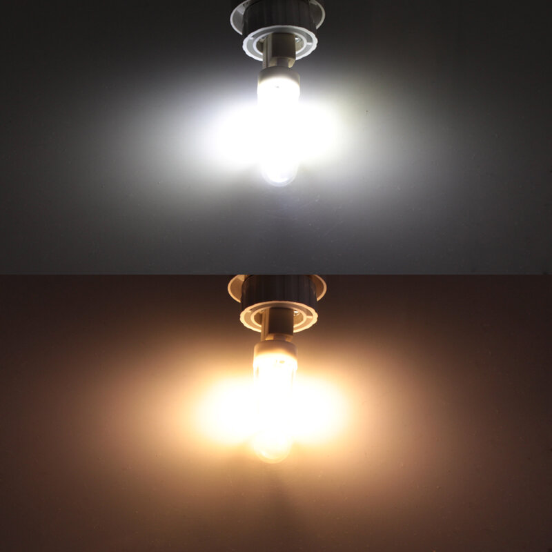 Ampolla de filamento de luz Led G9, 110v, 220v, atenuador, 2W, 3W, vela de cristal, lámpara COB regulable, superbrillante, reemplaza las bombillas halógenas
