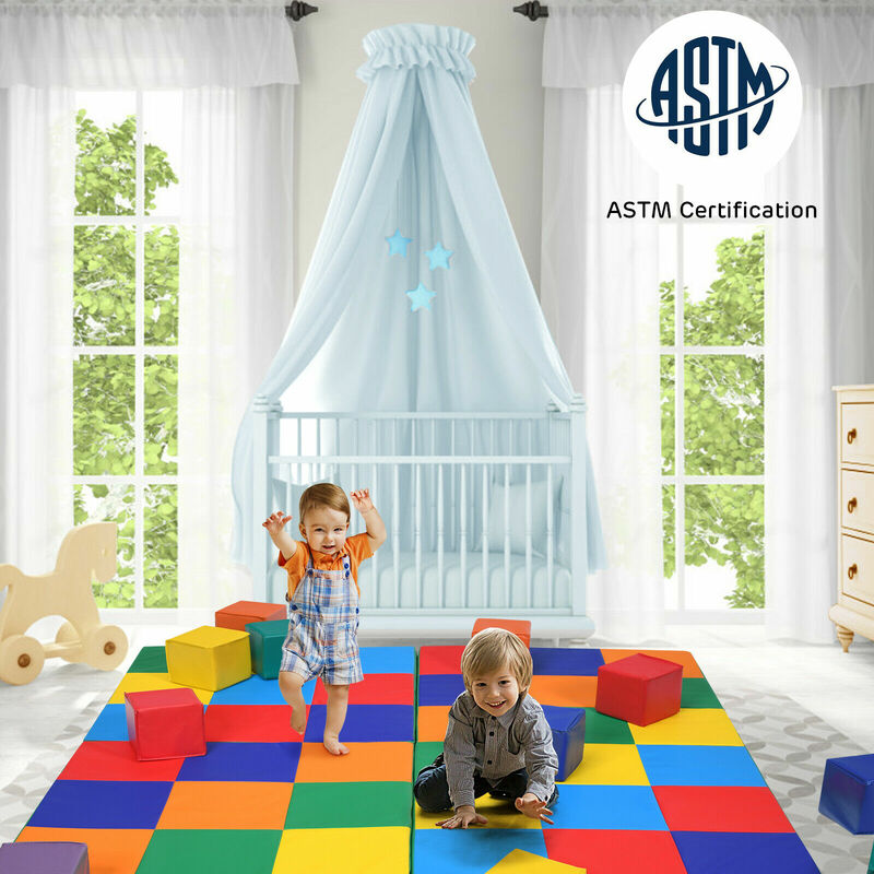 58" Toddler Foam Play Mat Baby Folding Activity Floor Mat Home School Daycare  SP37335CL