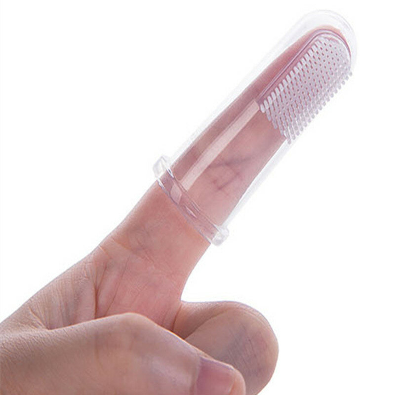 2021 crianças da criança do bebê infantil macio silicone dedo escova de dentes borracha massageador dentes cuidados dentários