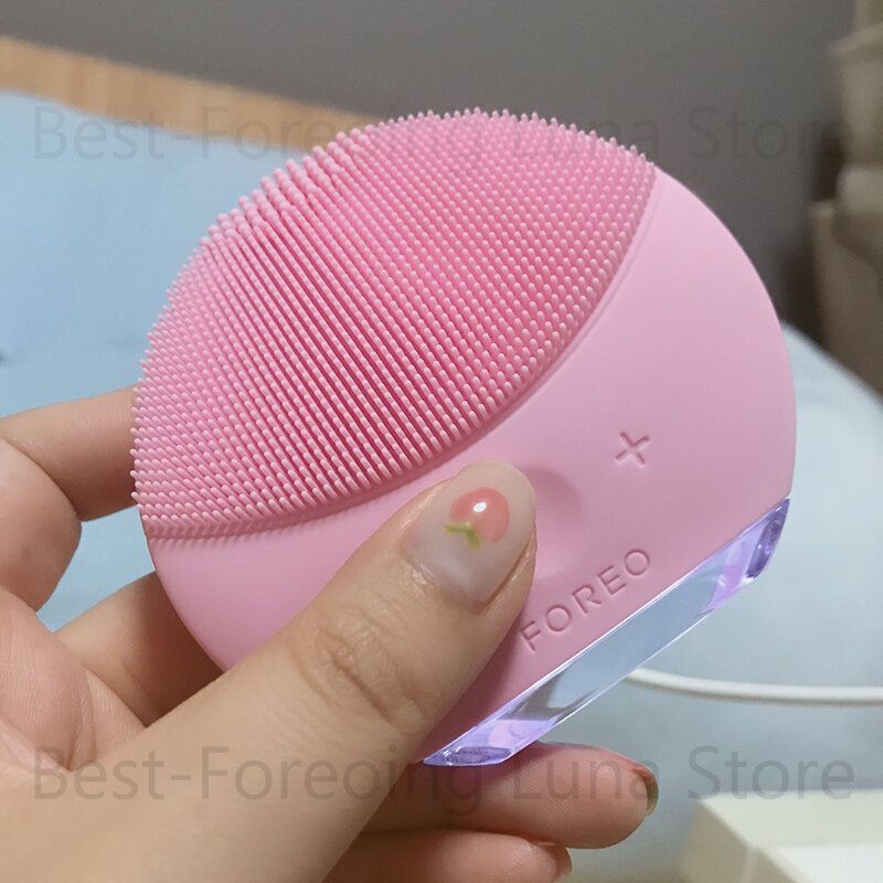 Foreo Luna Mini 2 limpieza brosse nettoyante pour le visage en silicone, boîte Portable pour nettoyeur Foreo, avec LOGO, chargement USB