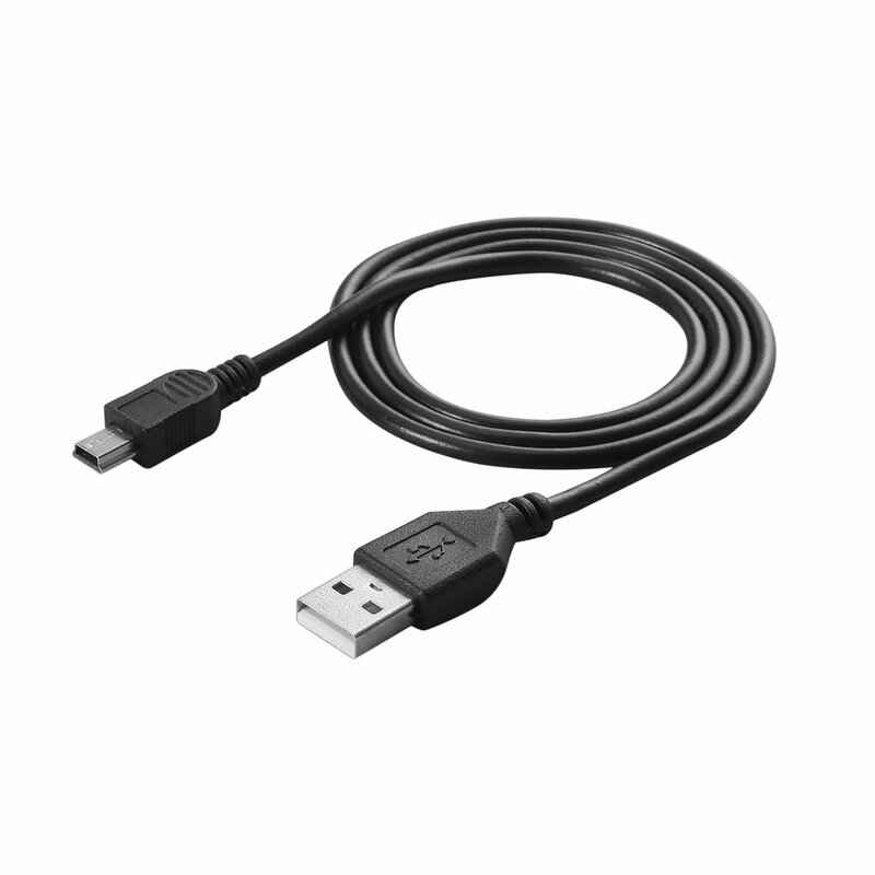 Câble USB 2.0 mâle A vers Mini B, 80cm, 5 broches, cordon d'alimentation remplaçable à chaud, chargeur de données pour appareil photo numérique, lecteur MP3