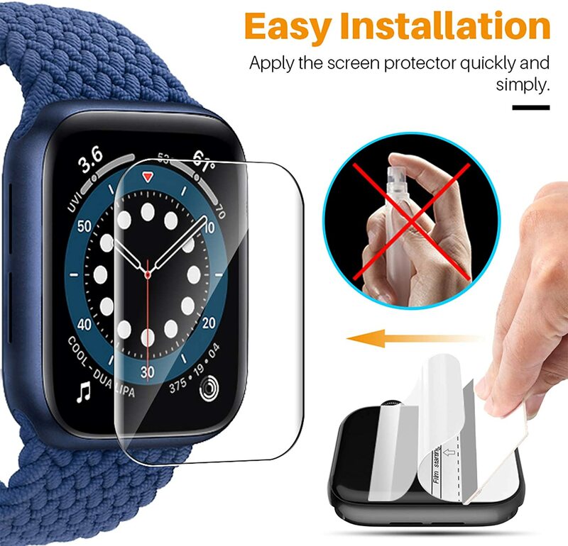 HD ฟิล์มสำหรับ Apple Watch Screen Protector 44มม.40มม.42มม.38มม.IWatch Protector อุปกรณ์เสริมสำหรับ Apple watch Series 3 4 5 6 Se