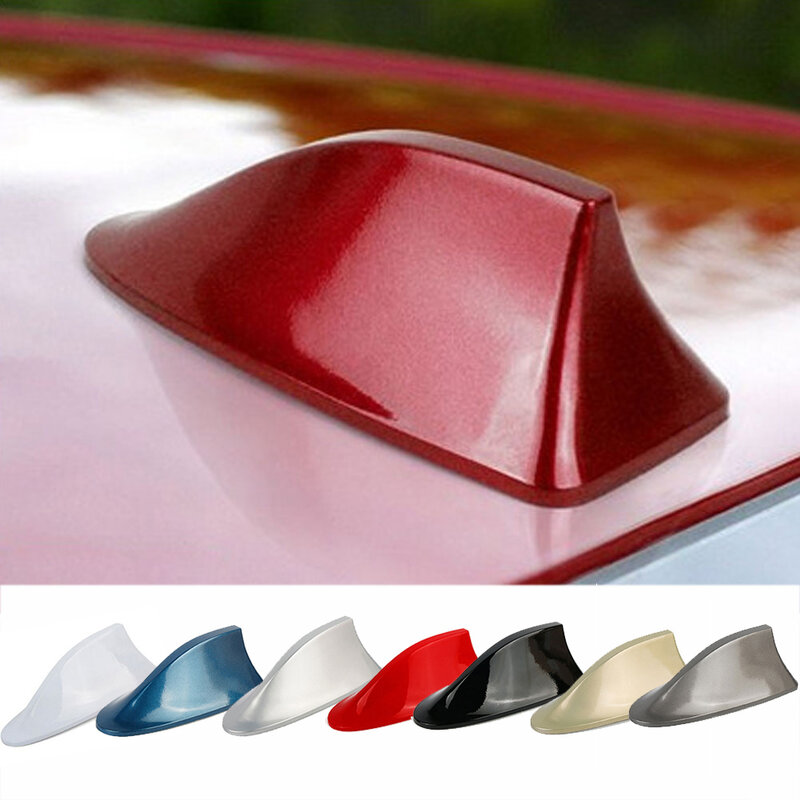 Cubierta de antena aérea decorativa de aleta de tiburón para techo de coche Universal, pegatina Base, estilo de fibra de carbono para BMW/Honda/Toyota