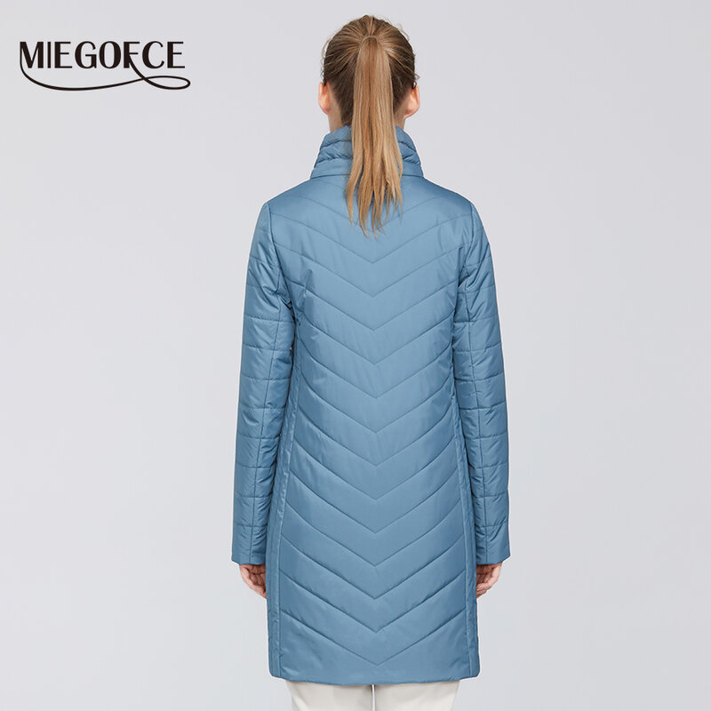MIEGOFCE 2020 New Spring Collection From Women Coat  High-Medium Quality Firmware Resistant Collar Stylish Women Jacket Coat