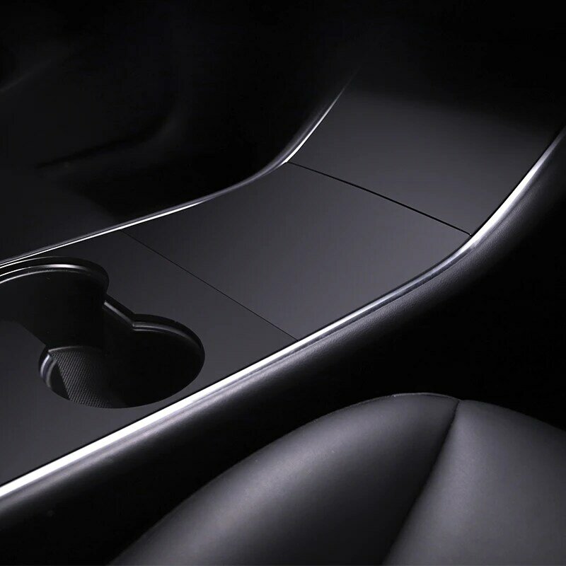 Cubierta dura para consola Central Tesla modelo 3, pegatina de coche para Tesla modelo 3, cubierta de Control Central modelo 3, tres protectores duros