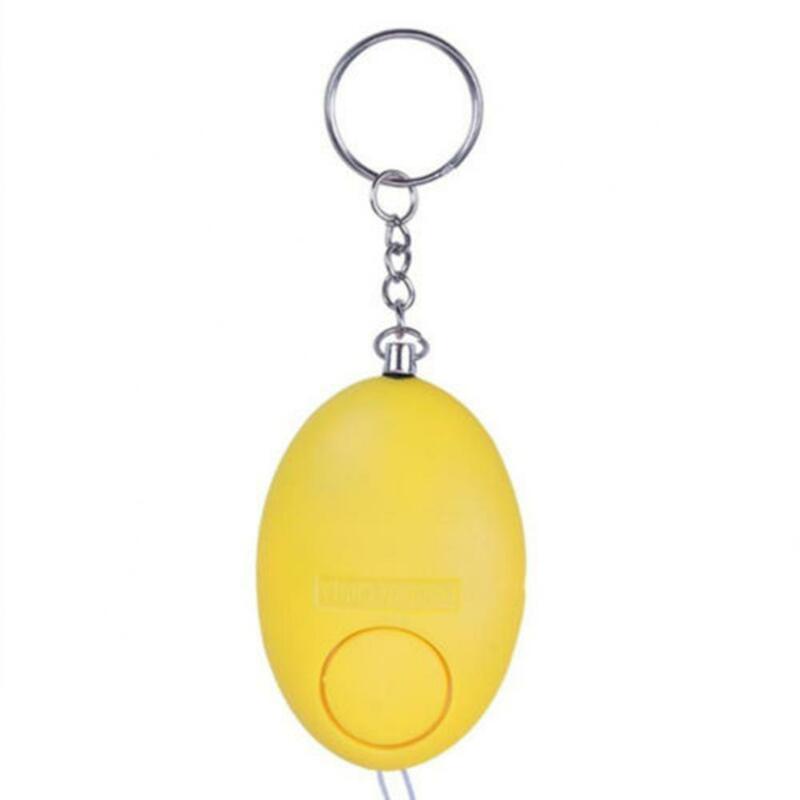 Брелок для сигнализации самообороны, в форме яйца, 120 дБ светодиодный Ной подсветкой, для женщин, для личной безопасности, для аварийной сигнализации